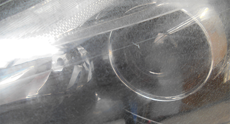 ヘッドライト磨き 施工前